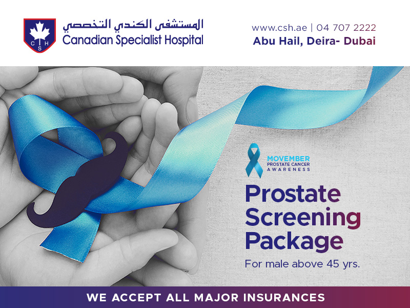Prostate Screening Package @ AED 449/-